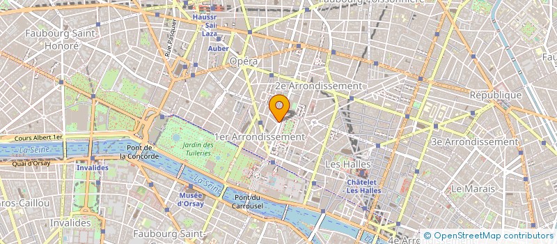 localisation de l'entreprise A.D.L - INVEST  PARIS