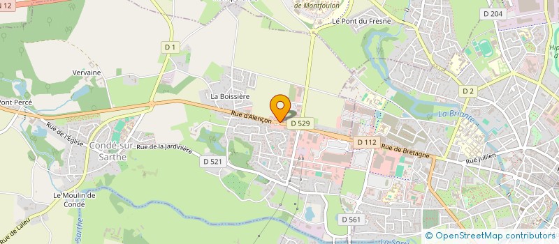 localisation de l'entreprise A.D.L.S. à CONDE-SUR-SARTHE