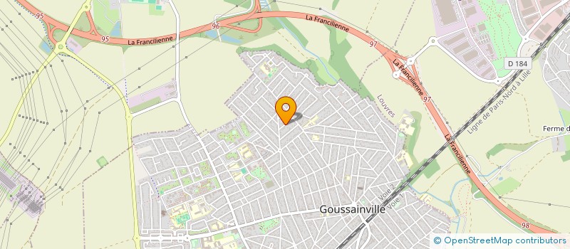 localisation de l'entreprise A&D LINE  GOUSSAINVILLE