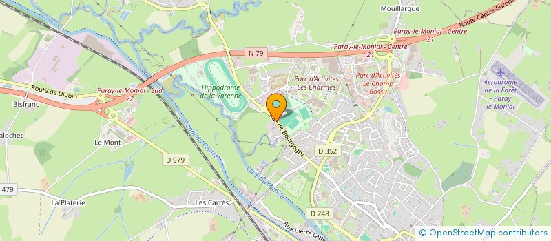 localisation de l'entreprise A.D - LOCATION IMMOBILIERE  PARAY-LE-MONIAL