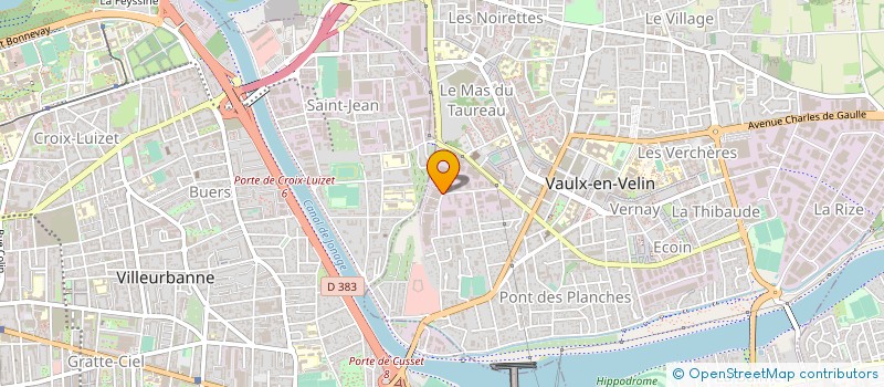 localisation de l'entreprise A D M à VAULX-EN-VELIN