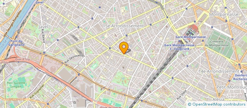 localisation de l'entreprise A.D.M à PARIS