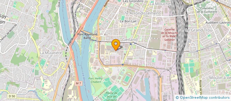 localisation de l'entreprise A D M ATELIER DENIS MILLION à LYON