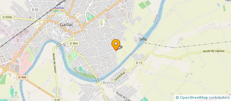 localisation de l'entreprise A.D.M. BOIS ET FORETS  GAILLAC