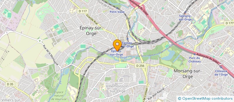 localisation de l'entreprise A.D.M.C  EPINAY-SUR-ORGE