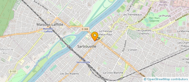 localisation de l'entreprise A.D.M.D AMENAGEMENT DESIGN MARTINS DONASCIMENTO  SARTROUVILLE