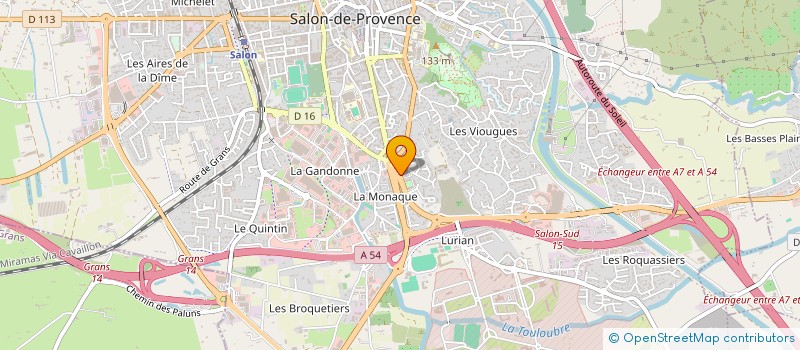 localisation de l'entreprise A.D.M.E. à SALON-DE-PROVENCE