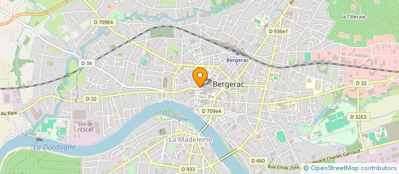 localisation de l'entreprise A.D.M.INFORMATIQUE à BERGERAC