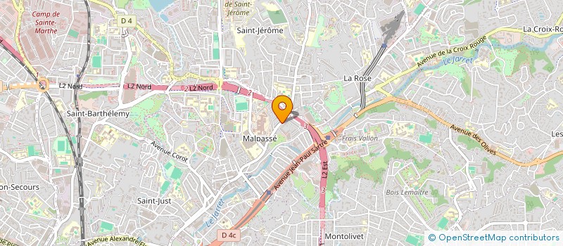 localisation de l'entreprise A D M P à MARSEILLE