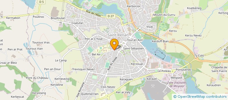 localisation de l'entreprise A D M R à SAINT-RENAN