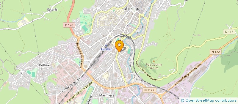 localisation de l'entreprise A D M R à AURILLAC