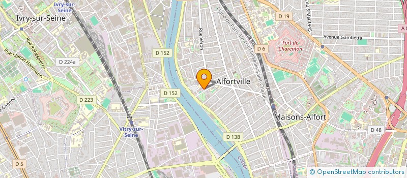 localisation de l'entreprise A.D.M.S. à ALFORTVILLE