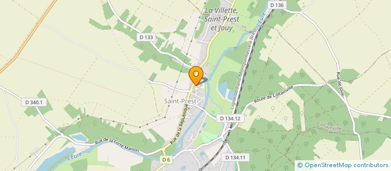 localisation de l'entreprise A.D.M.S. ALARME à SAINT-PREST