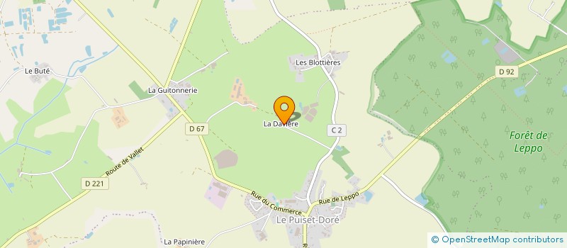 localisation de l'entreprise A.D.M.S SERVICES à MONTREVAULT-SUR-EVRE