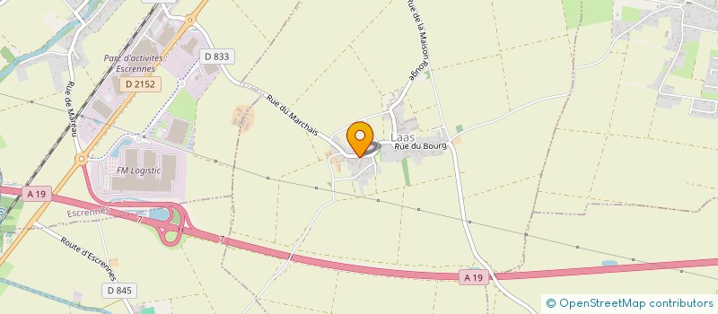 localisation de l'entreprise A.D. MENUISERIE SARL à BOUILLY-EN-GATINAIS