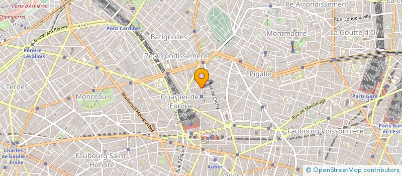 localisation de l'entreprise A.D.N. à PARIS