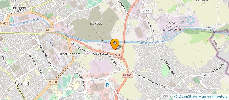 localisation de l'entreprise A D N à LEERS