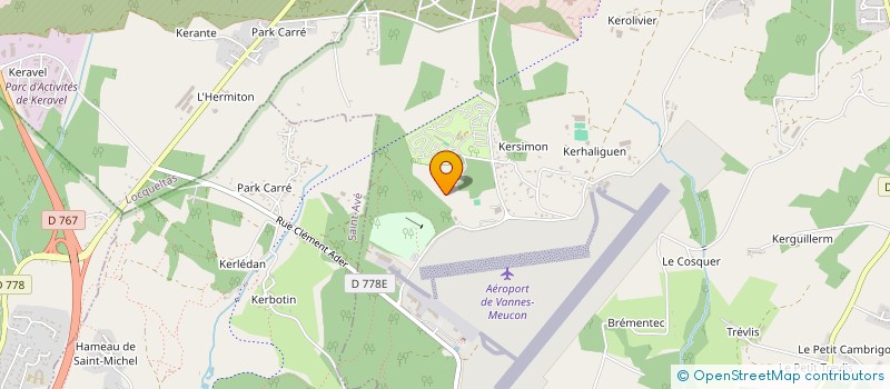 localisation de l'entreprise A.D.N.D  MONTERBLANC