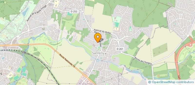 localisation de l'entreprise A.D.N.J. IMMOBILIER  SANTENY