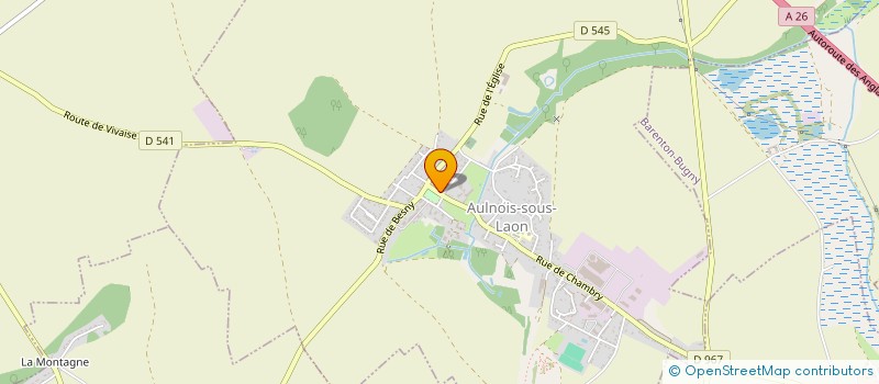 localisation de l'entreprise A.D.N. PASSION à AULNOIS-SOUS-LAON