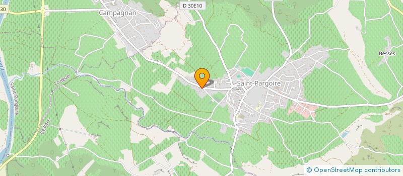 localisation de l'entreprise A.D.O.  SAINT-PARGOIRE