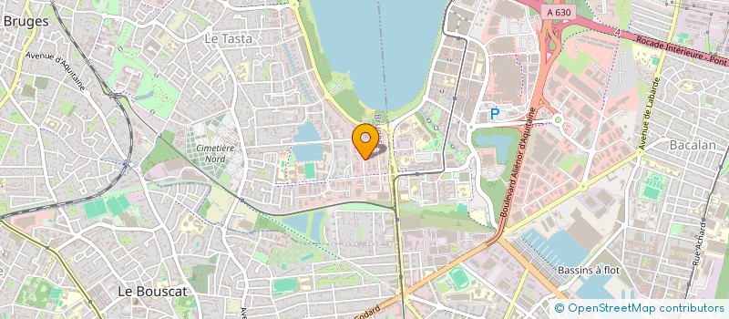 localisation de l'entreprise A.D.O.  BRUGES