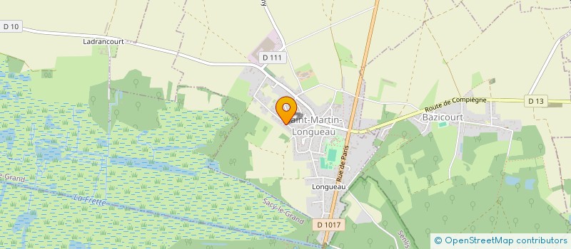 localisation de l'entreprise A.D.O.  SAINT-MARTIN-LONGUEAU