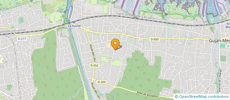 localisation de l'entreprise A. D. O. LIMOURS  GUJAN-MESTRAS