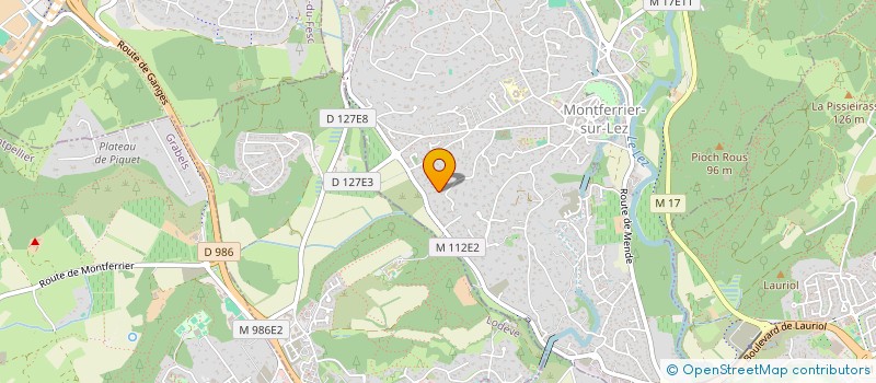 localisation de l'entreprise A.D.P.  MONTFERRIER-SUR-LEZ