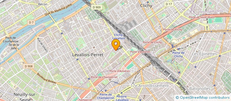 localisation de l'entreprise A.D.P.C à LEVALLOIS-PERRET