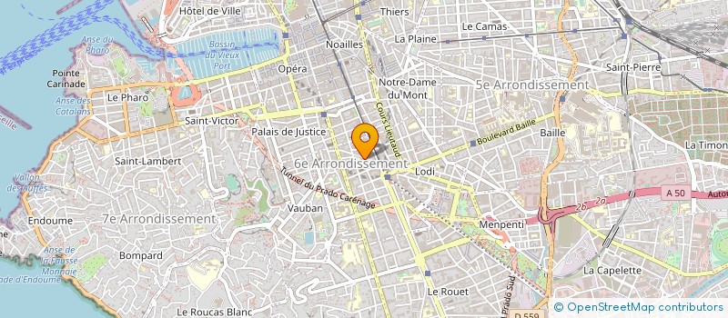 localisation de l'entreprise A.D.P.E à MARSEILLE