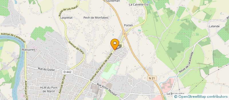 localisation de l'entreprise A.D.P.INDUSTRIE à VILLENEUVE-SUR-LOT