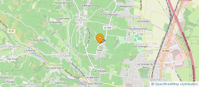 localisation de l'entreprise A.D.P.S.  CHANES