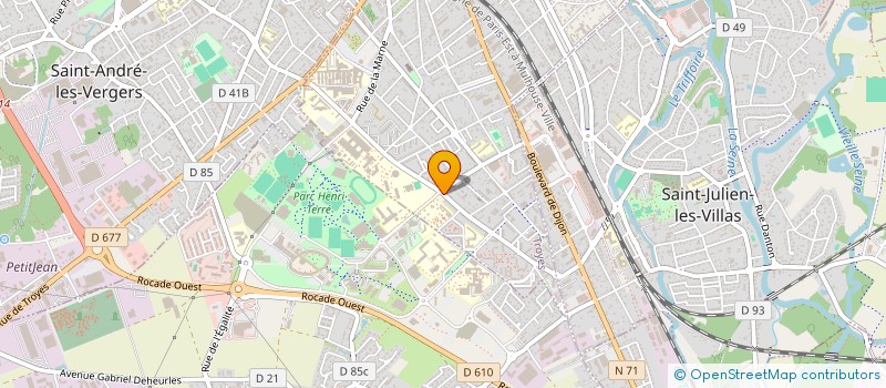 localisation de l'entreprise A D P S FORMATION à TROYES