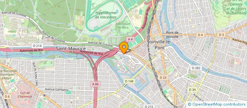 localisation de l'entreprise A D P V ASSO DEVELLO PROMOT 94 à SAINT-MAURICE