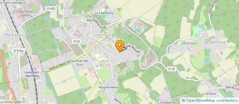 localisation de l'entreprise A&D PAIE SOLUTION  LIANCOURT