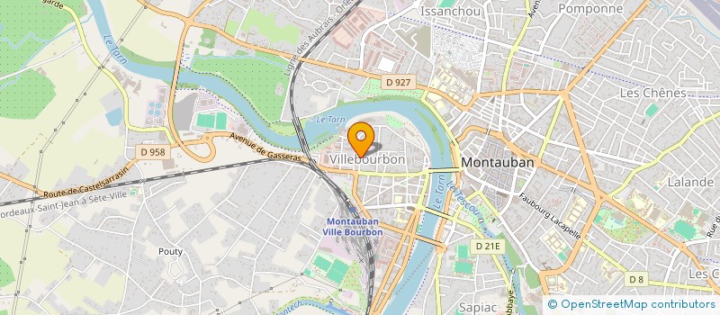 localisation de l'entreprise A.D.PRINT  MONTAUBAN