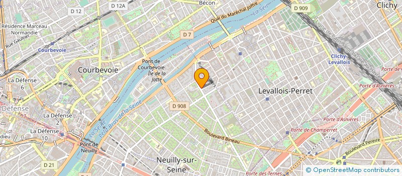 localisation de l'entreprise A.D. PRODUCTIONS à NEUILLY-SUR-SEINE