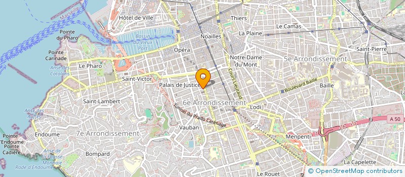 localisation de l'entreprise A D QUAT  MARSEILLE