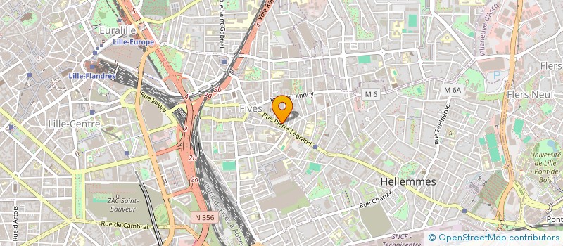 localisation de l'entreprise A.D.R. à LILLE