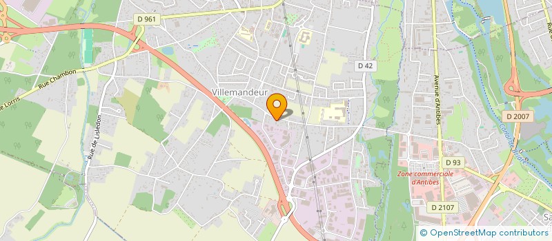 localisation de l'entreprise A.D.R.45 à VILLEMANDEUR