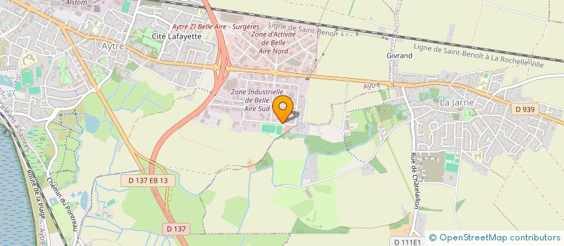 localisation de l'entreprise A.D.R.  AYTRE