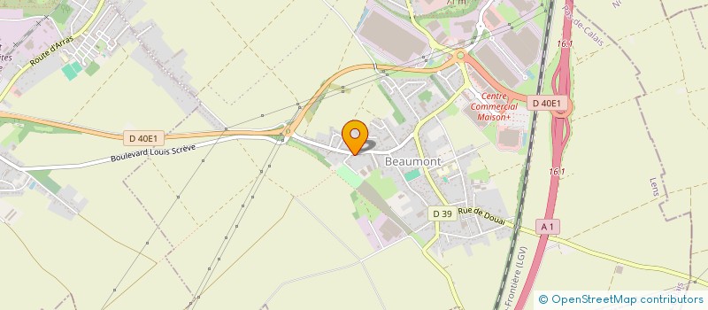 localisation de l'entreprise A.D.R  HENIN-BEAUMONT