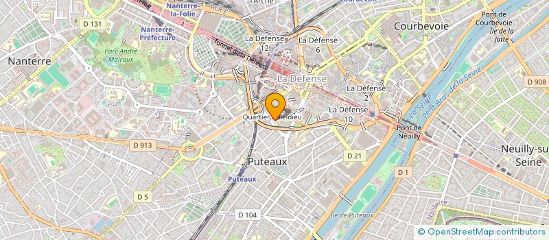 localisation de l'entreprise A.D.R. ALLOUCHE  PUTEAUX