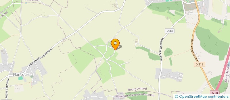 localisation de l'entreprise A D R ANIMATION  BOURG-ACHARD