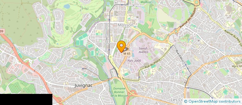 localisation de l'entreprise A.D.R.C à MONTPELLIER
