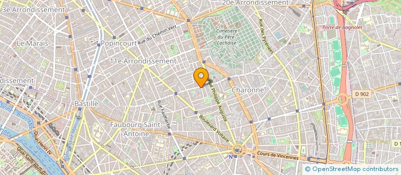 localisation de l'entreprise A.D.R.N.  PARIS