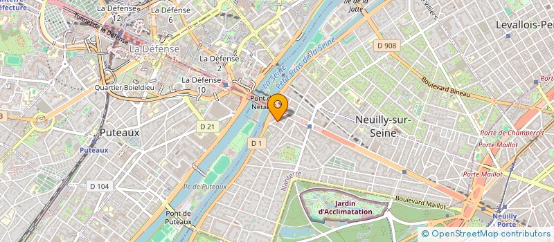 localisation de l'entreprise A.D.R. STYLE à NEUILLY-SUR-SEINE
