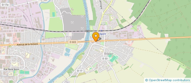 localisation de l'entreprise A.D RESTAURANT  TRILPORT