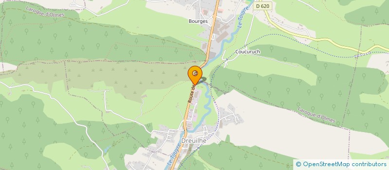 localisation de l'entreprise A.D.S. à DREUILHE